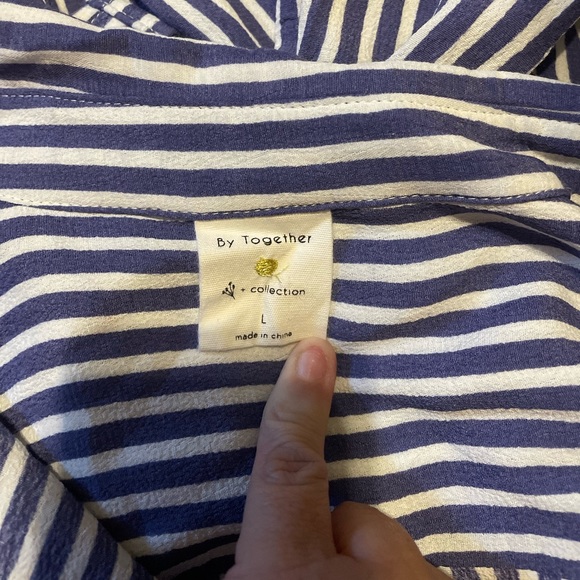 By Together Rayon Striped Top - Picture 2 of 4